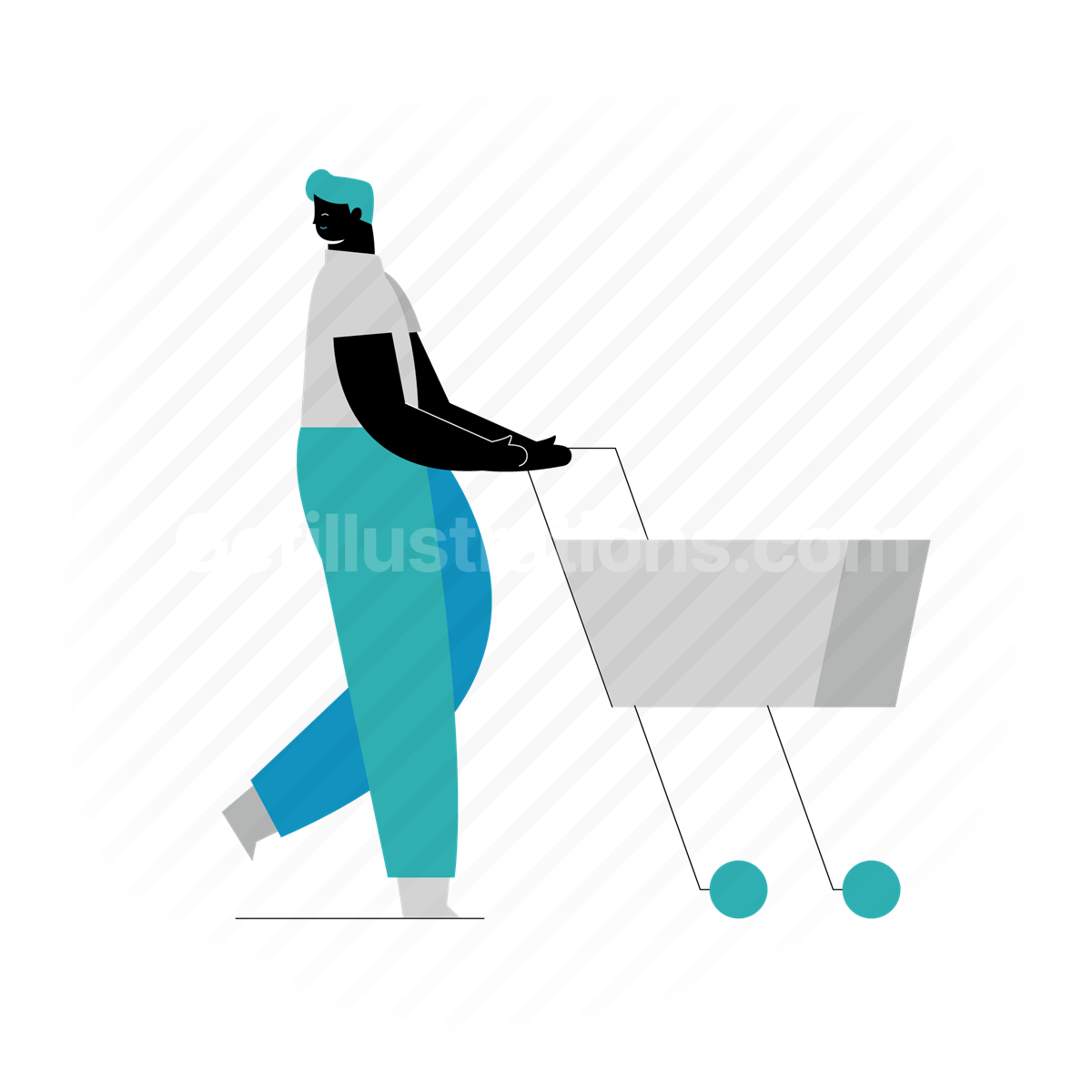 people, person, man, shopping, ecommerce, cart